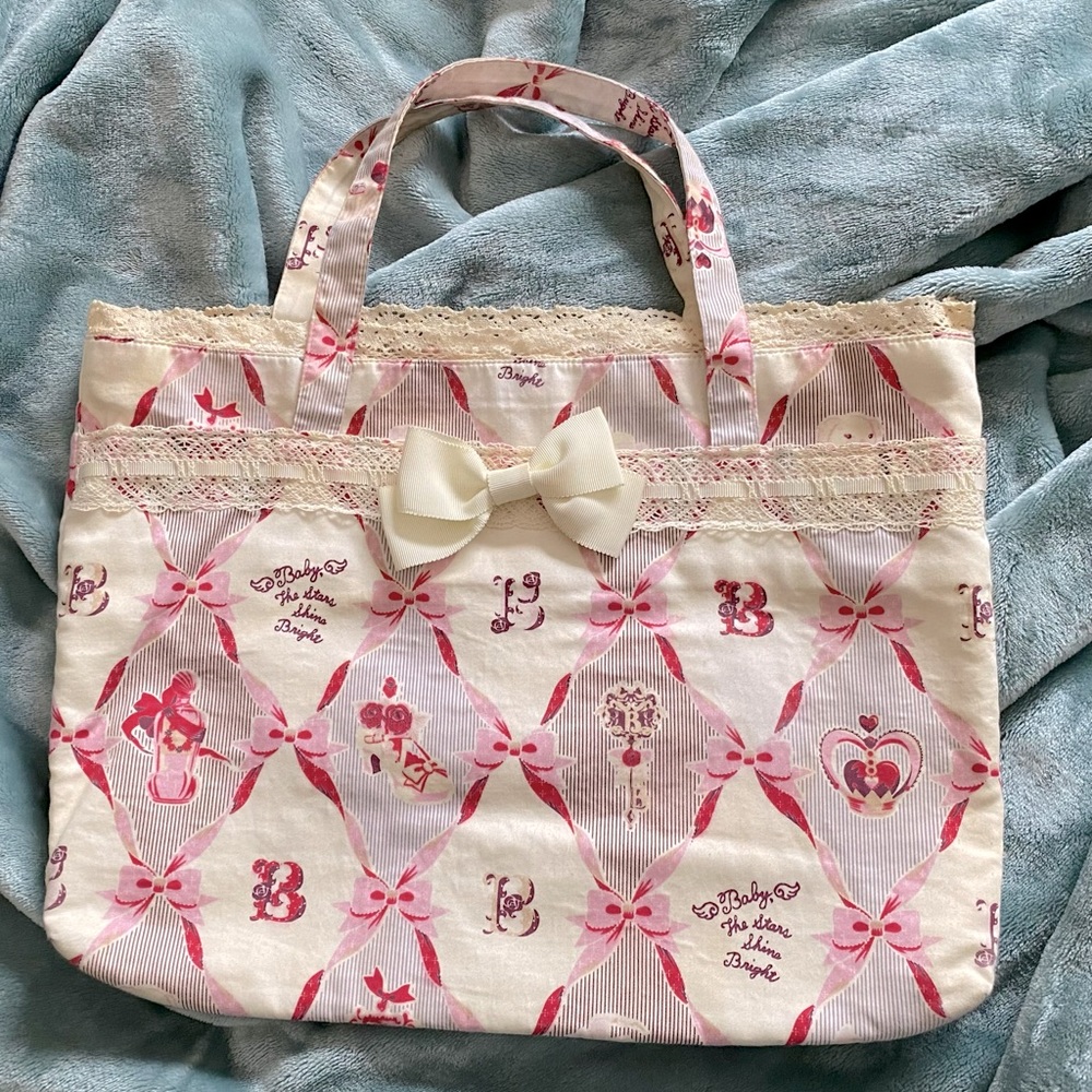 Vintage Baby, the Stars Shine Bright Usakumya's Stylish Sweet Time 2008 Tote Bag